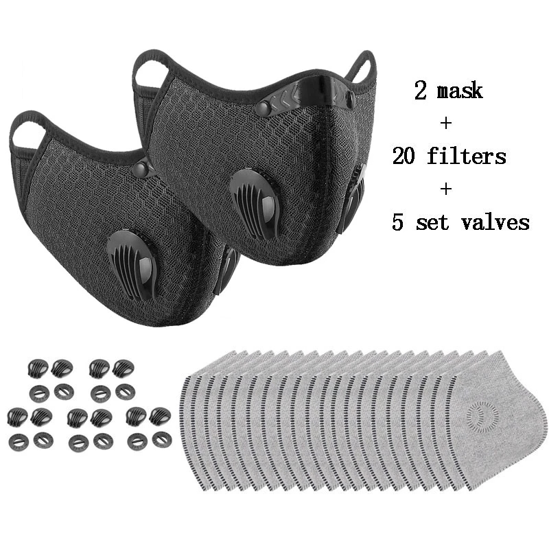 Dust Mask Construction - Cycling Face Mask with Filter Big