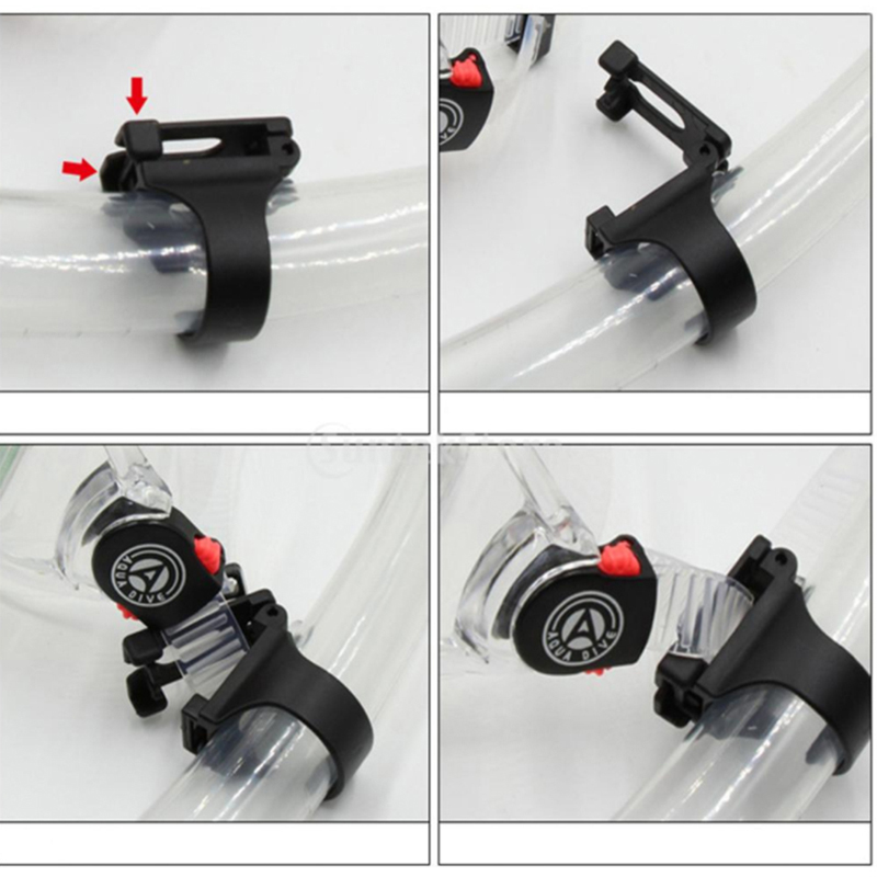 Plastic Clip Snorkel Mask Keep - Silicone Mask Bracket 리뷰 및 가격