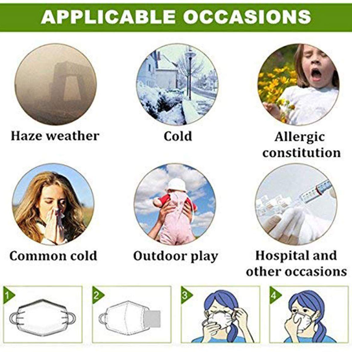 Adjustable Face Mask Anti-dust - Pm2.5 Filter Insert 리뷰 및 가격