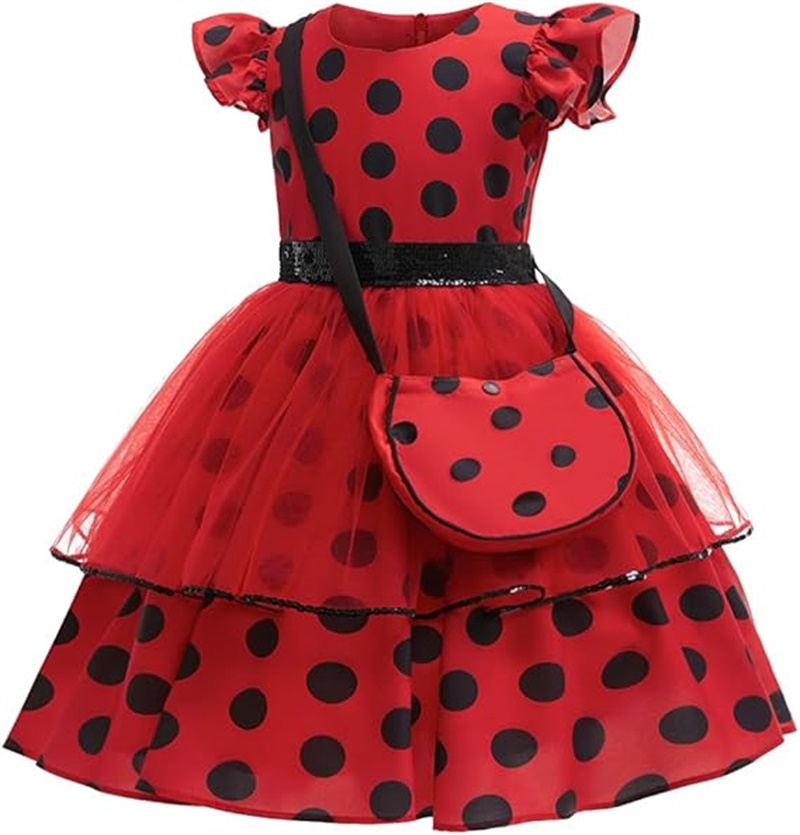 Girls Cosplay Costume Polka Do - Kids Face Mask 리뷰 및 가격