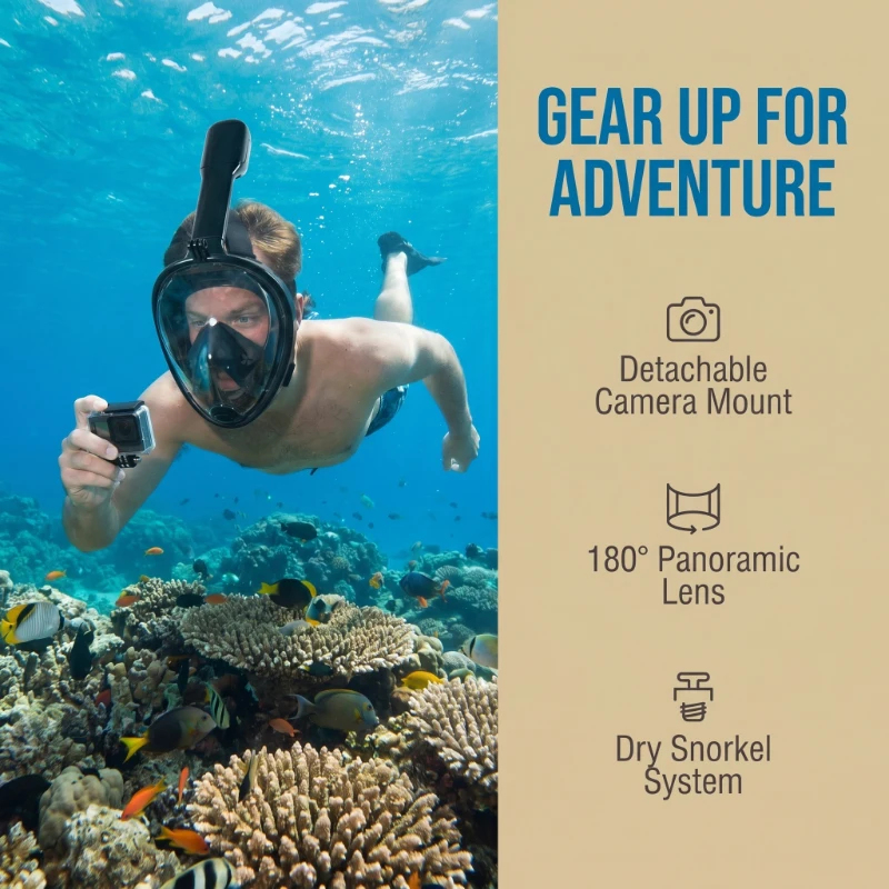 Underwater Scuba Anti Fog Full - Anti Pollution Mask 리뷰 및 가격