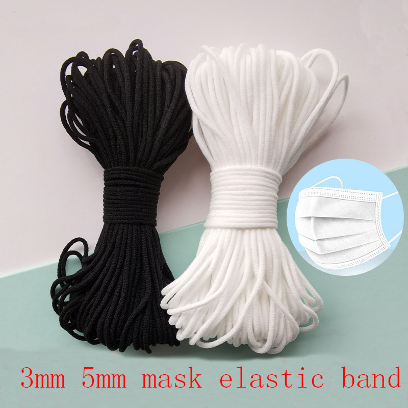 Mask Elastic Rope 3mm Round Wh - Mask Lanyard Adjustable 리뷰 및 가격