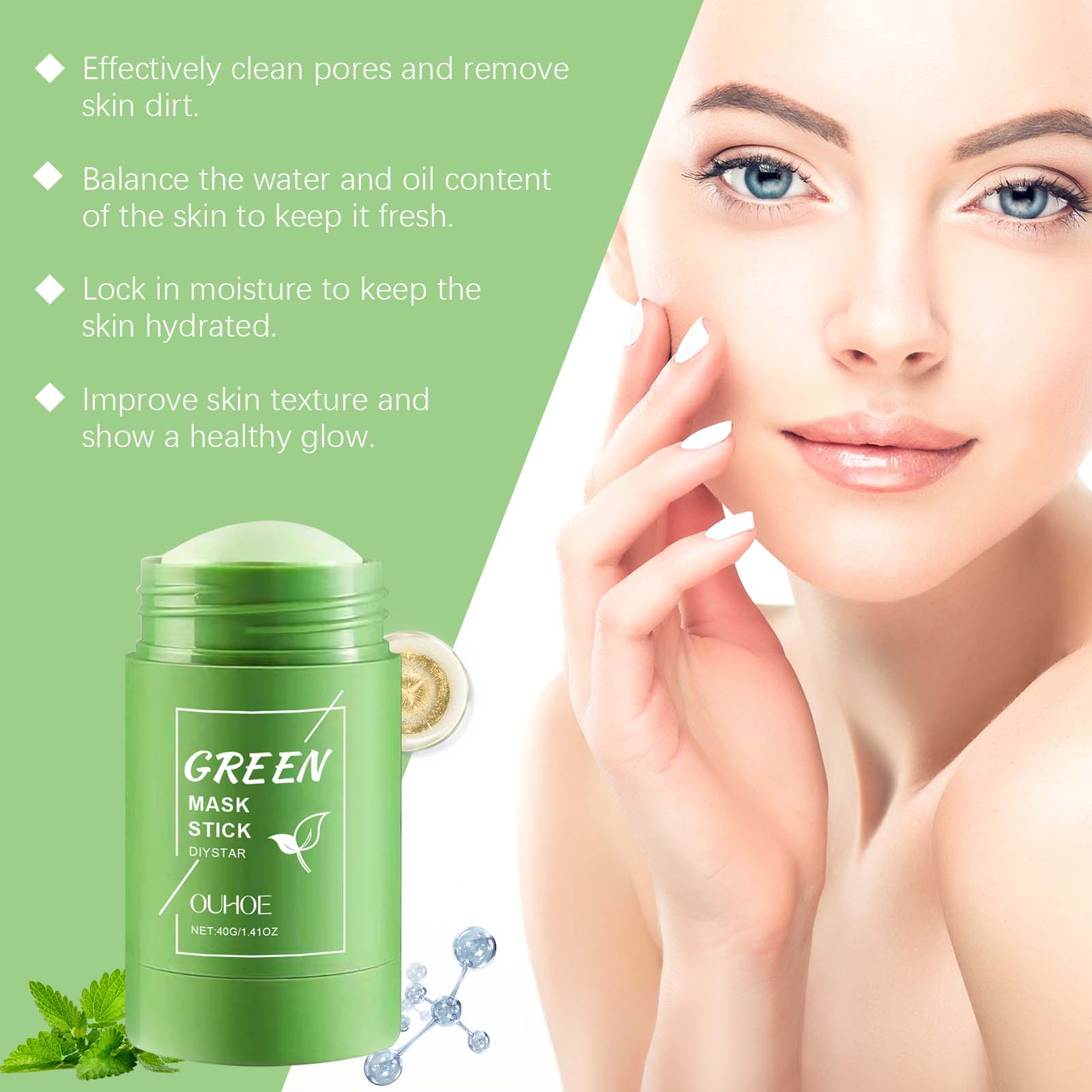 1~5PCS Green Tea Clay Stick Fo - Dust Mask Construction 리뷰 및 가격
