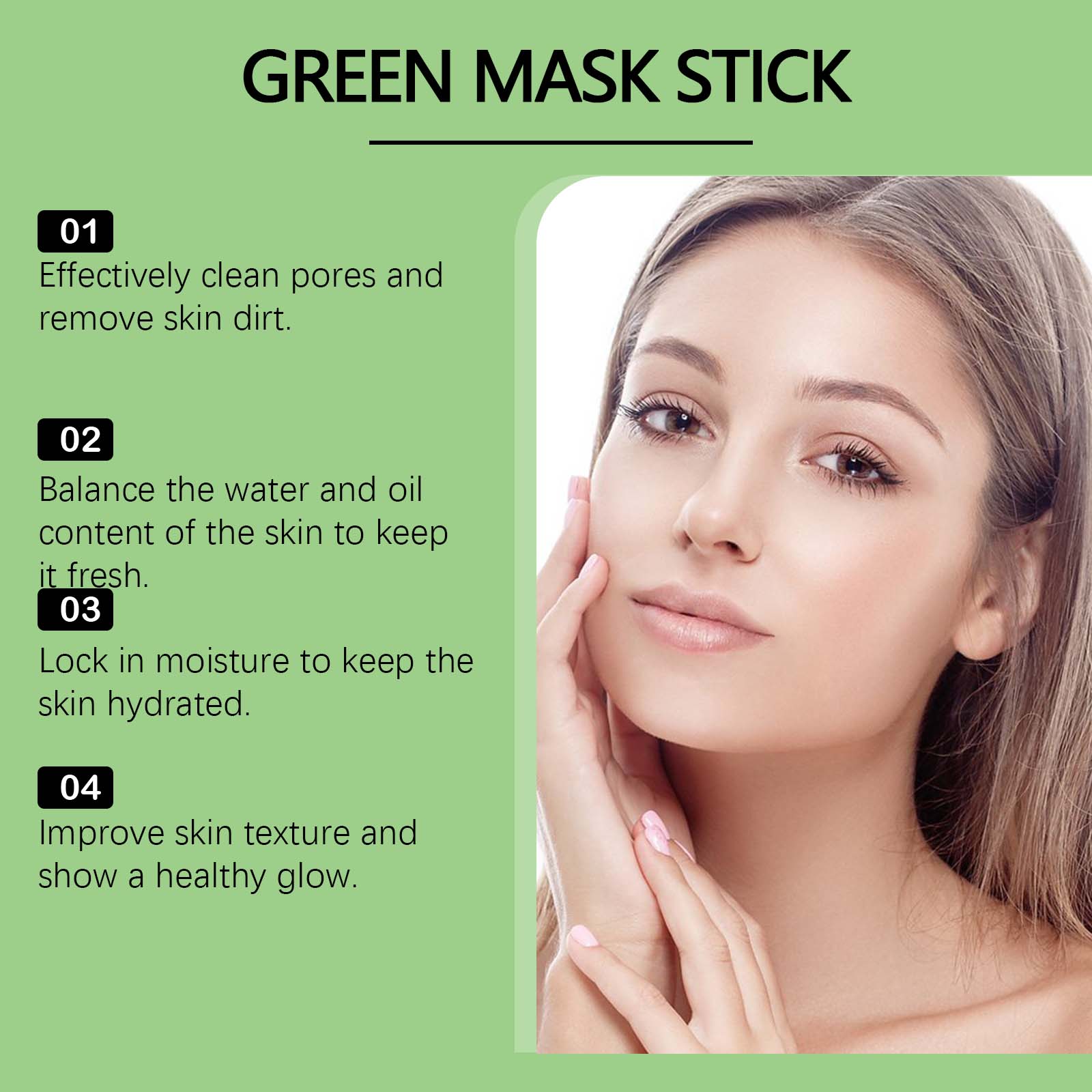 1~5PCS Green Tea Clay Stick Fo - Dust Mask Construction 리뷰 및 가격