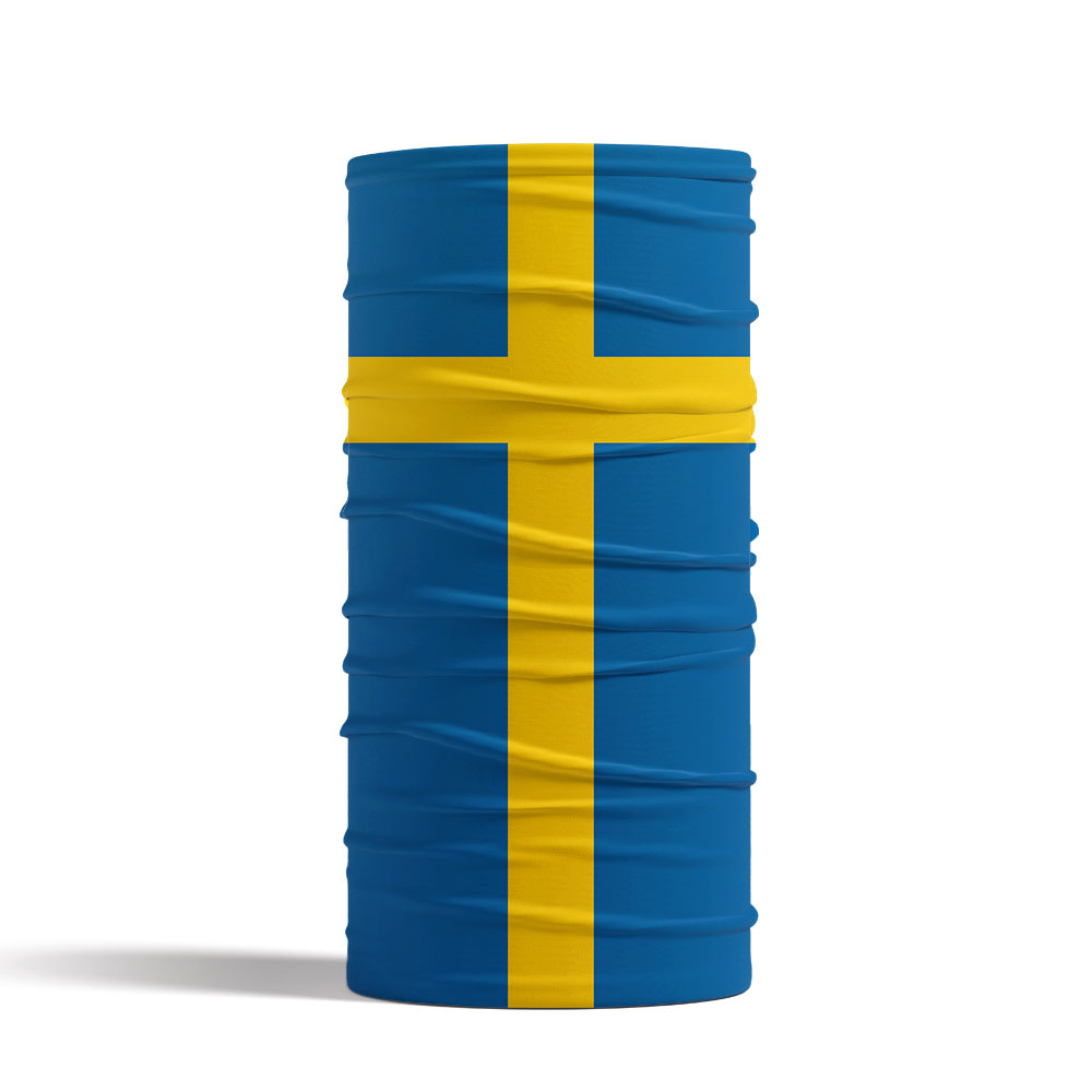 Sweden Flag Printed Bandana He - Neck Gaiter Face Cover 리뷰 및 가격