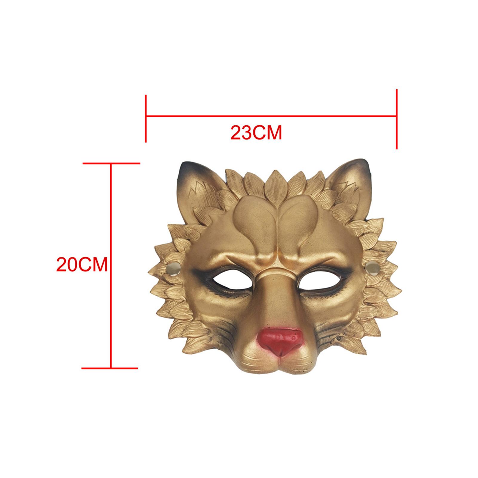 Lion Mask Half Face Decorative - Respirator Half Face 리뷰 및 가격