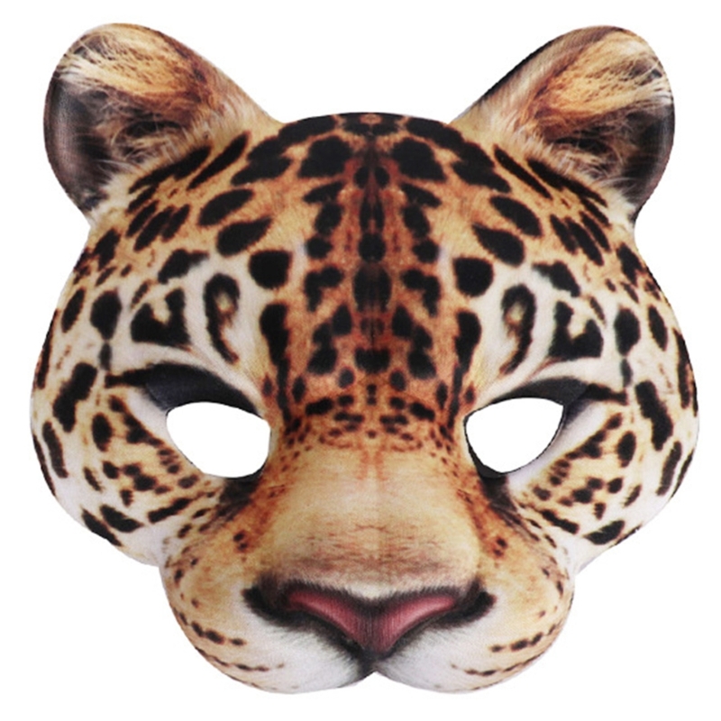 Leopard Mask Party Mask Dress  - Respirator Half Face 리뷰 및 가격