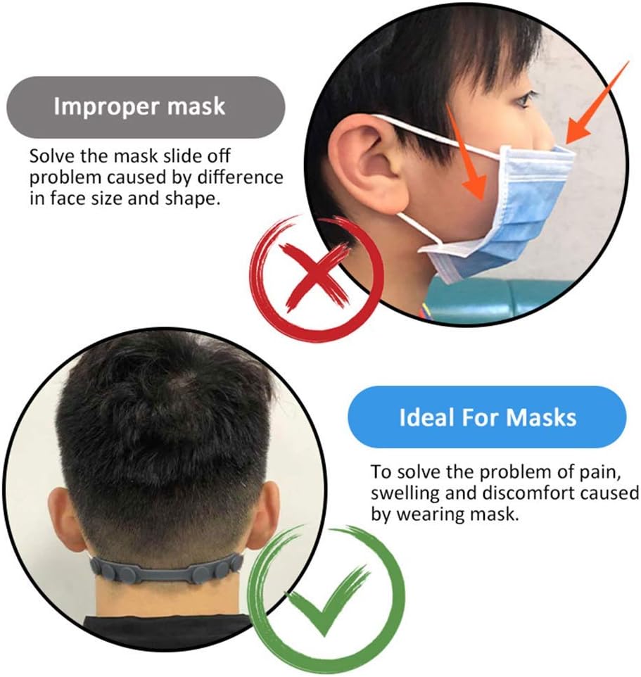 4 Pcs Silicone Ear Savers for  - Mask Ear Saver Strap 리뷰 및 가격