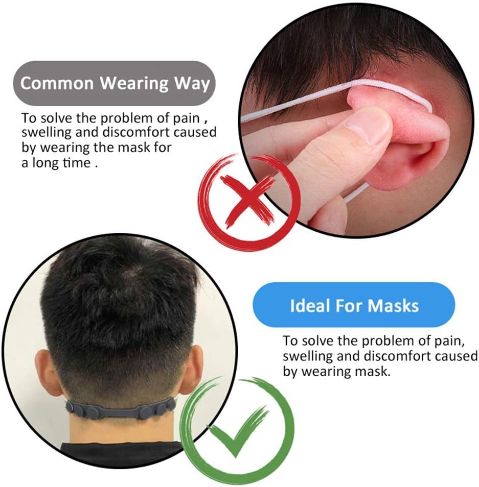 4 Pcs Silicone Ear Savers for  - Mask Ear Saver Strap 리뷰 및 가격