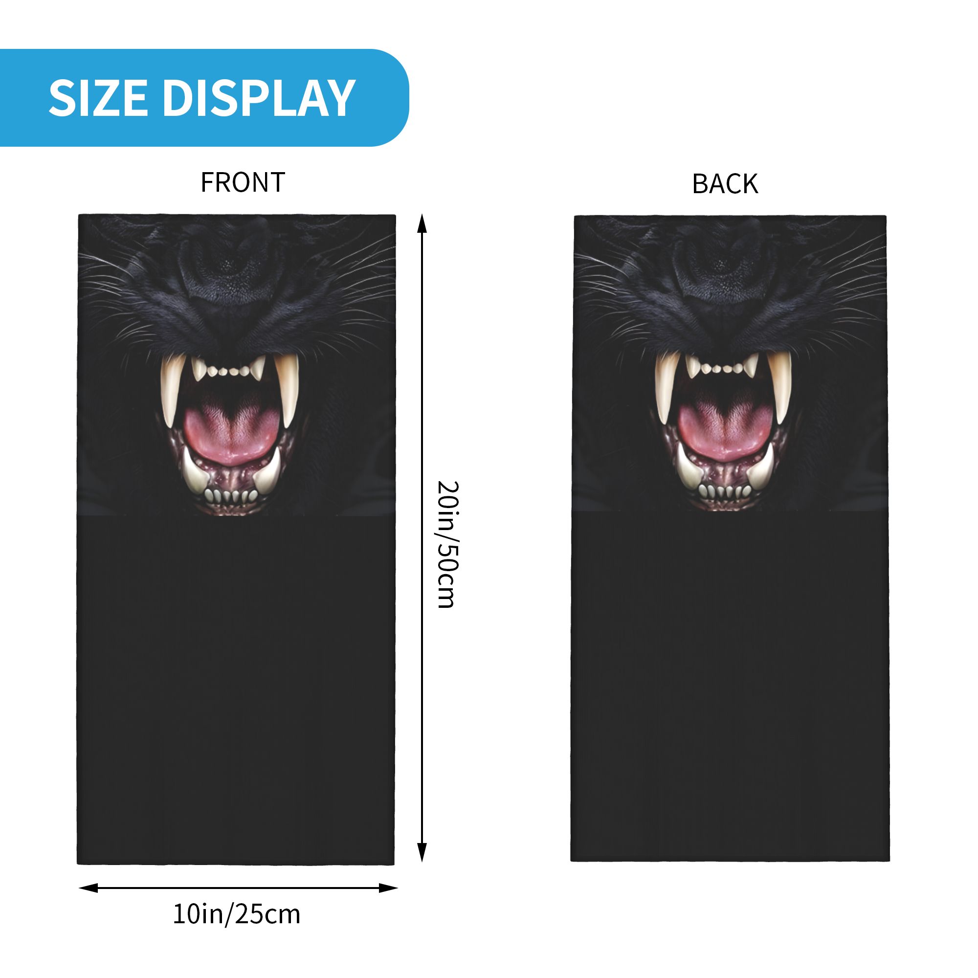 Custom Black Panther Animal He - Neck Gaiter Face Cover 리뷰 및 가격