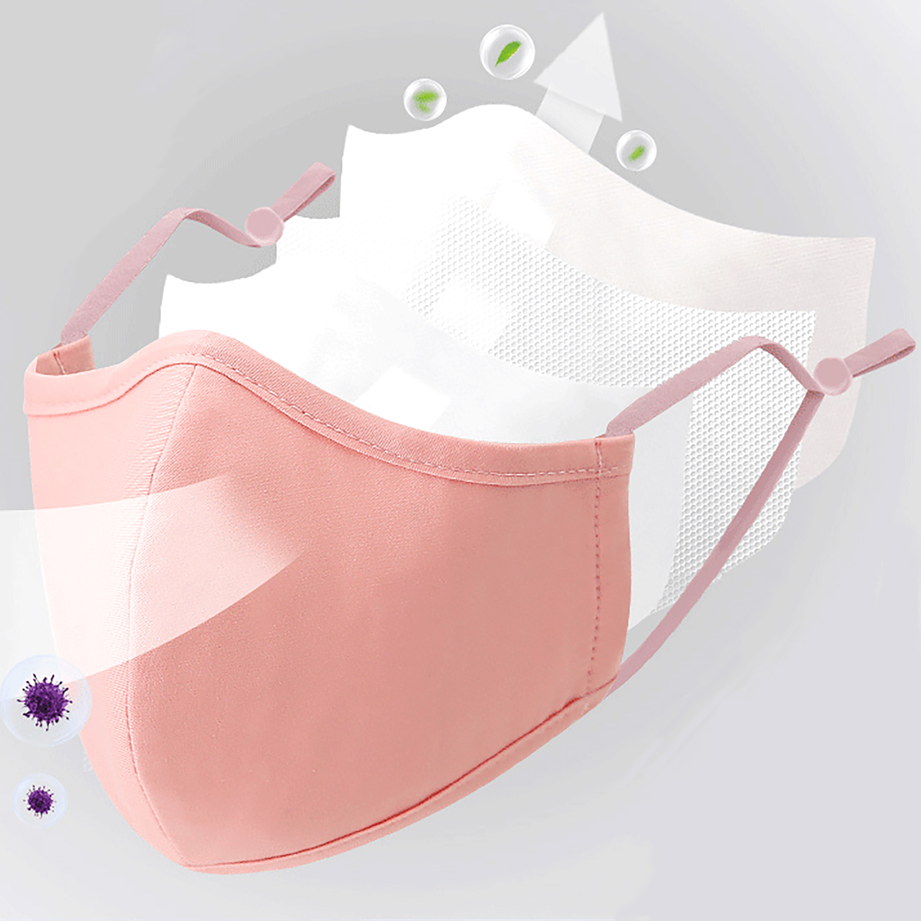 4 Styles New Upgrade Cotton Fa - Cloth Face Mask Washable 리뷰 및 가격
