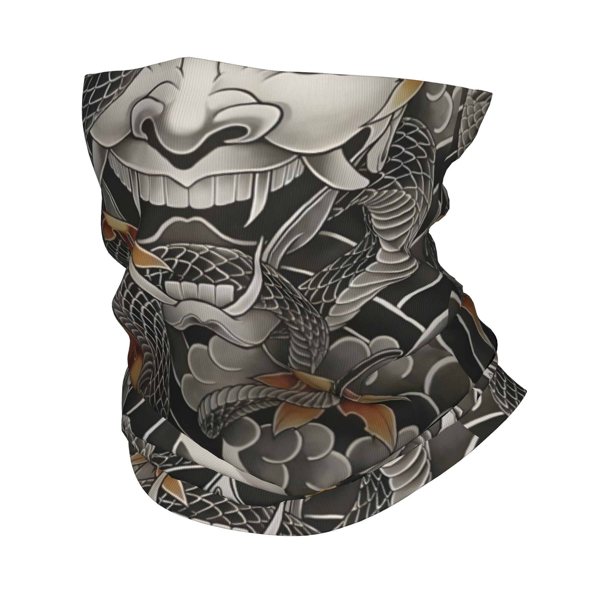 Custom Samurai Oni Demon Banda - Neck Gaiter Face Cover 리뷰 및 가격