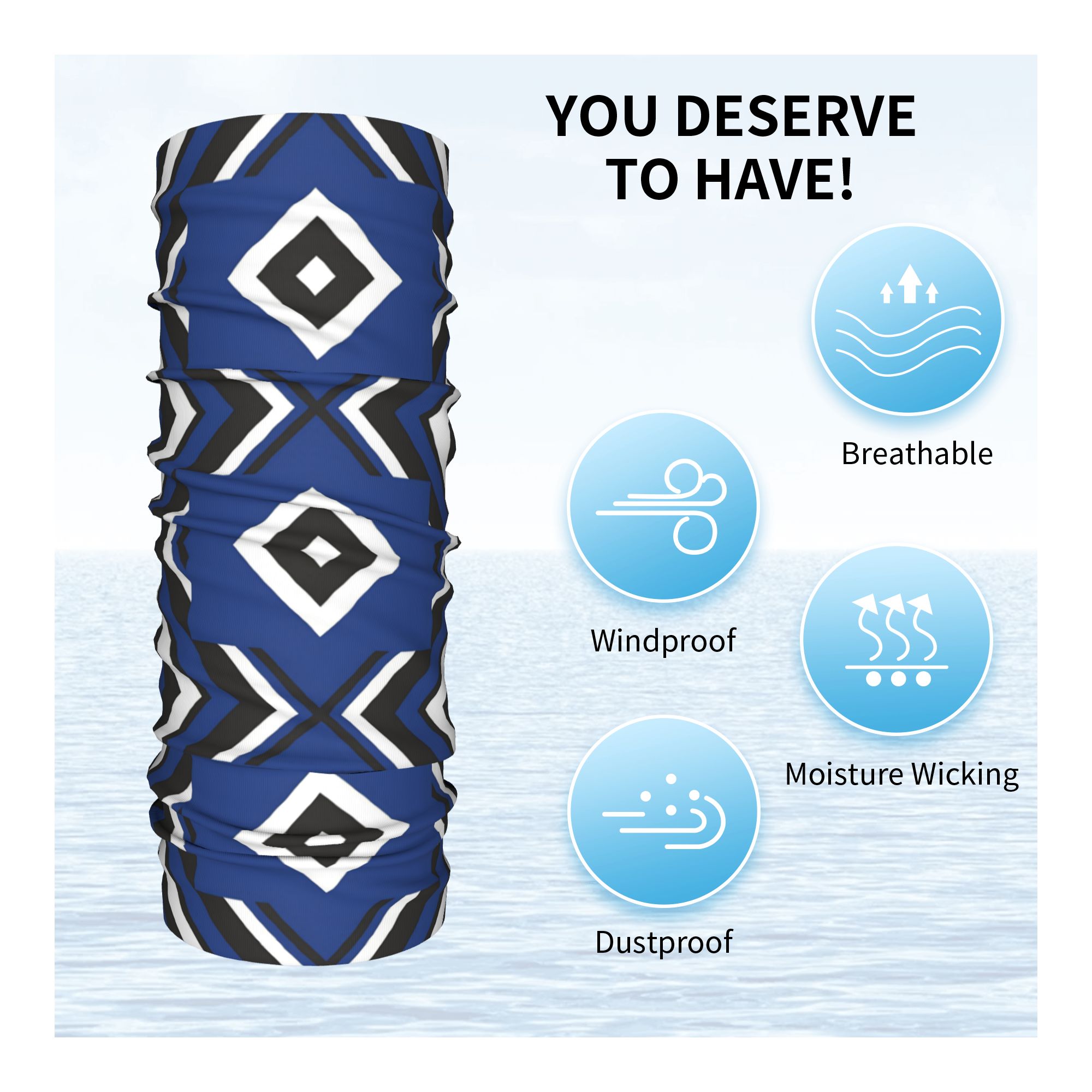 Blue Diamond HSV Soccer Bandan - Neck Gaiter Face Cover 리뷰 및 가격