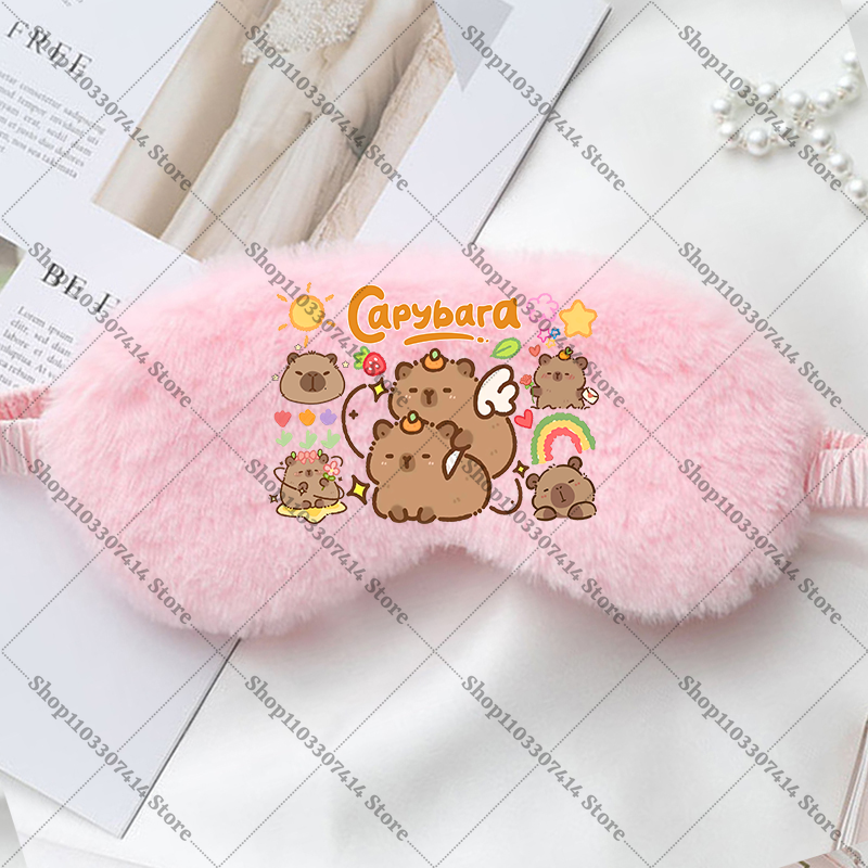 Capybara Girl Cartoon Sleep Ey - Kids Face Mask 리뷰 및 가격