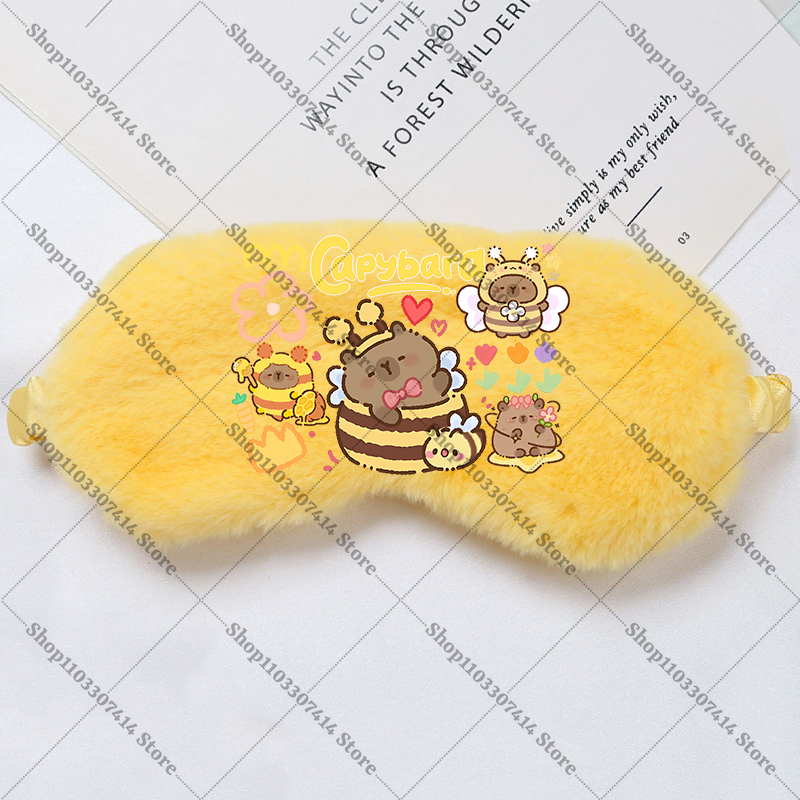Capybara Girl Cartoon Sleep Ey - Kids Face Mask 리뷰 및 가격