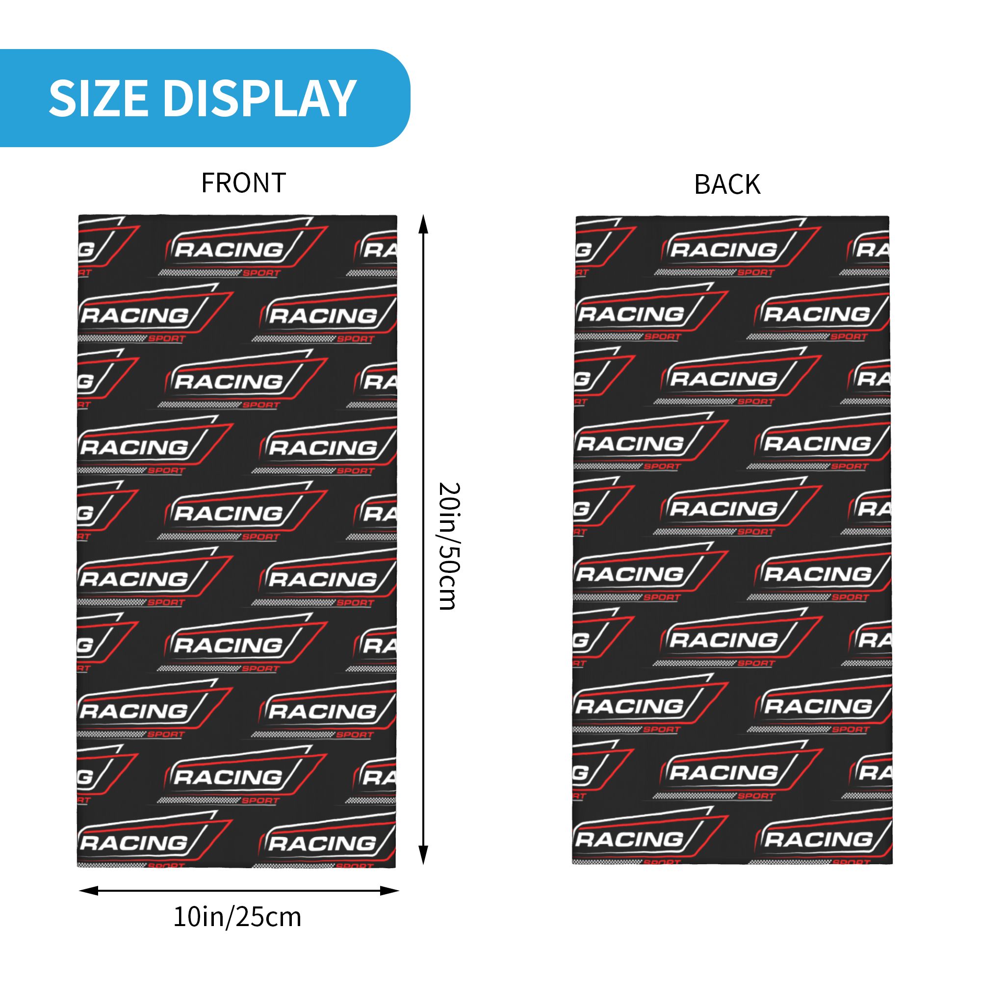 Custom Racing Speed Race Banda - Neck Gaiter Face Cover 리뷰 및 가격