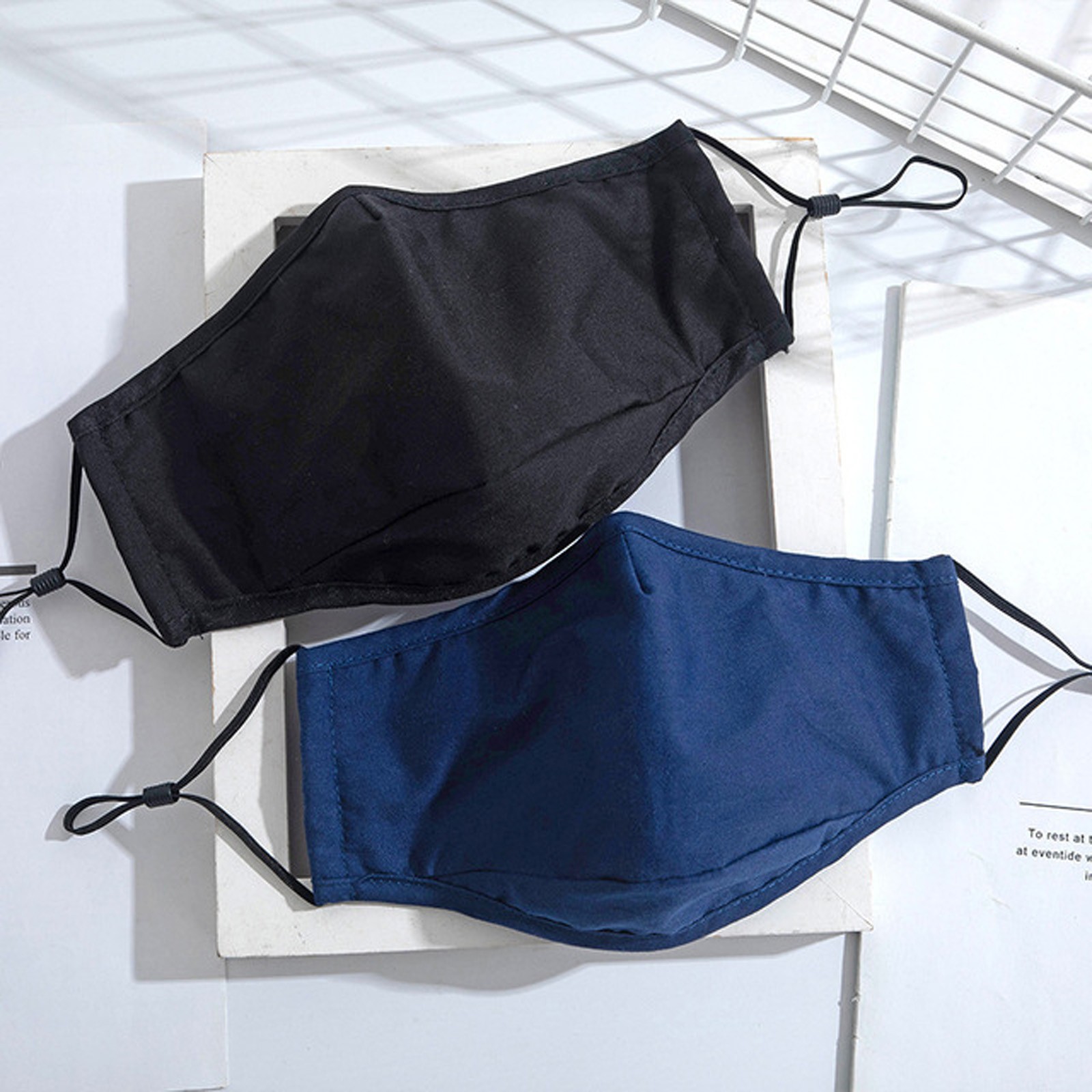 Men and Women Solid Color Faci - Cloth Face Mask Washable 리뷰 및 가격