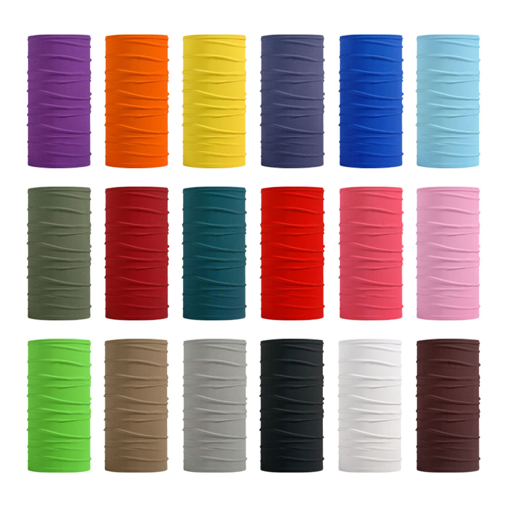 Seamless Solid Color Bandanas  - Neck Gaiter Face Cover 리뷰 및 가격