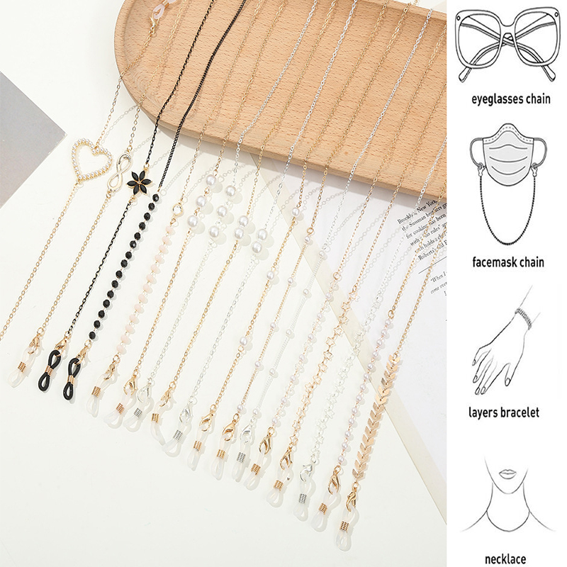 2022 Fashion Glasses Chain for - Mask Chain Holder 리뷰 및 가격