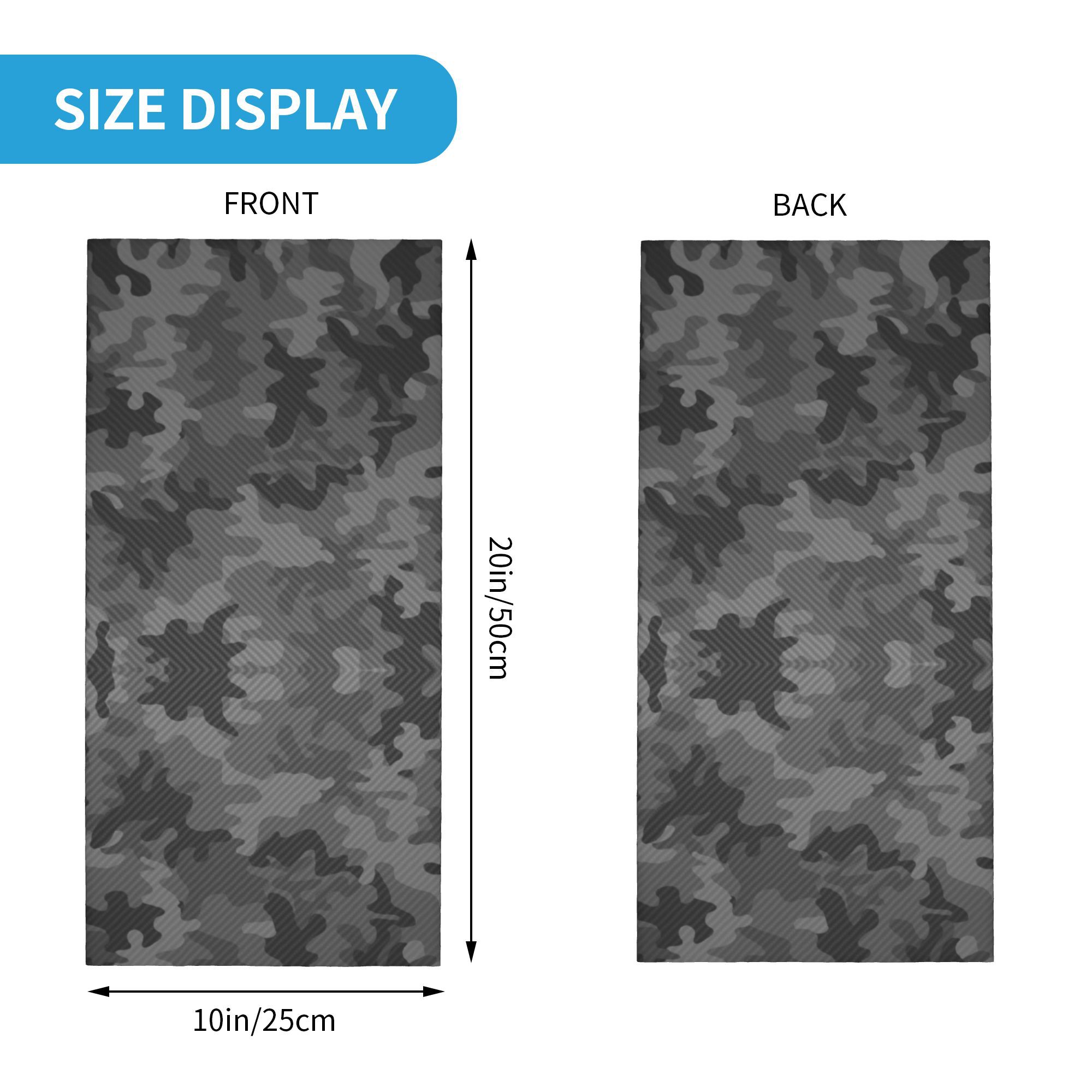 Custom Carbon Camo Bandana Nec - Neck Gaiter Face Cover 리뷰 및 가격