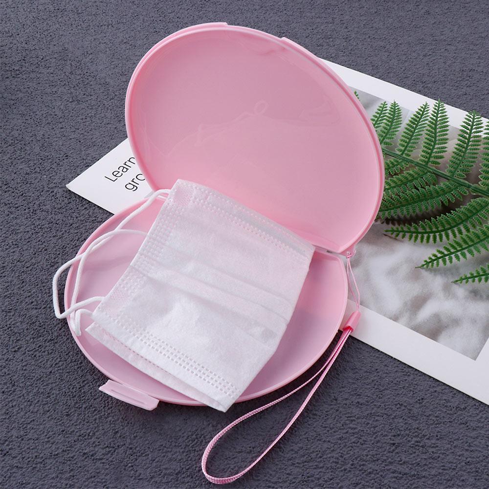 Unisex Portable Semicircle Fac - Face Mask Storage Box 리뷰 및 가격