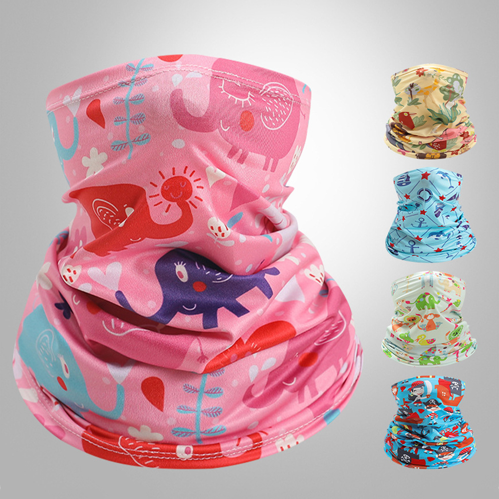 Kids Neck Cover Cute Ice Silk  - Kids Face Mask 리뷰 및 가격