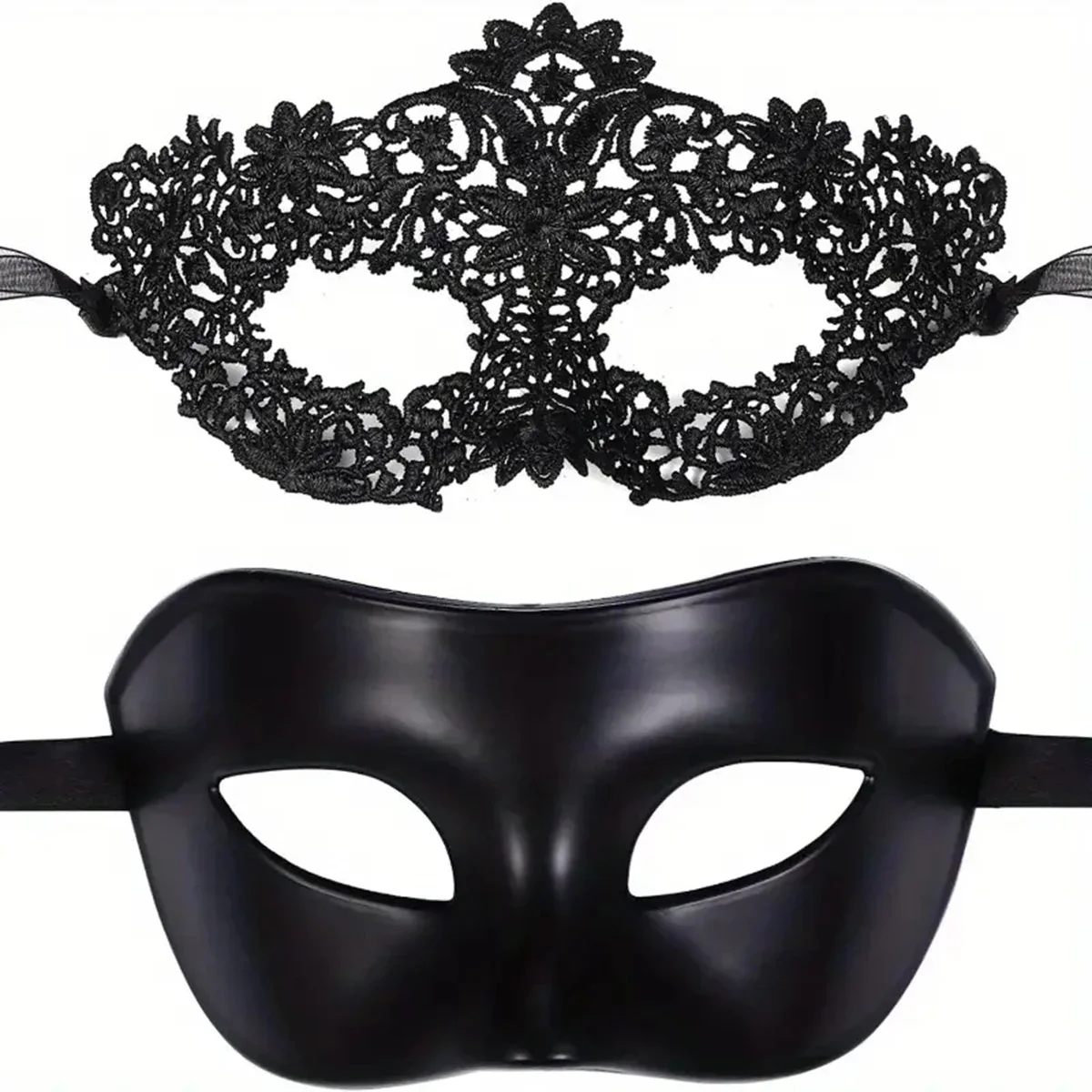 2pcs Elegant Black Lace Masque - Black Face Mask Pack 리뷰 및 가격