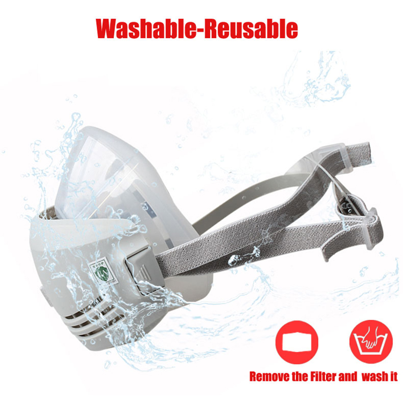 Silicone Dust-proof Gas Mask R - Respirator Half Face 리뷰 및 가격