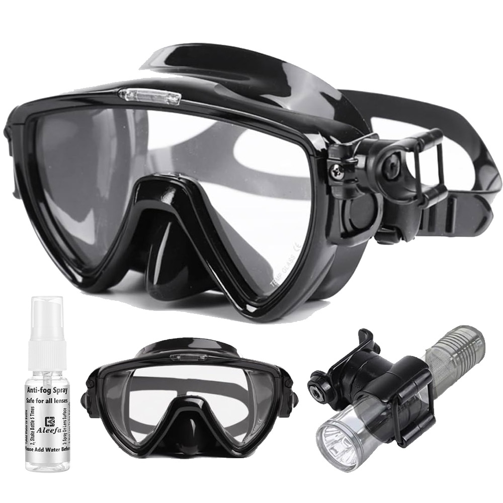 Scuba Diving Mask with flashli - Silicone Mask Bracket 리뷰 및 가격
