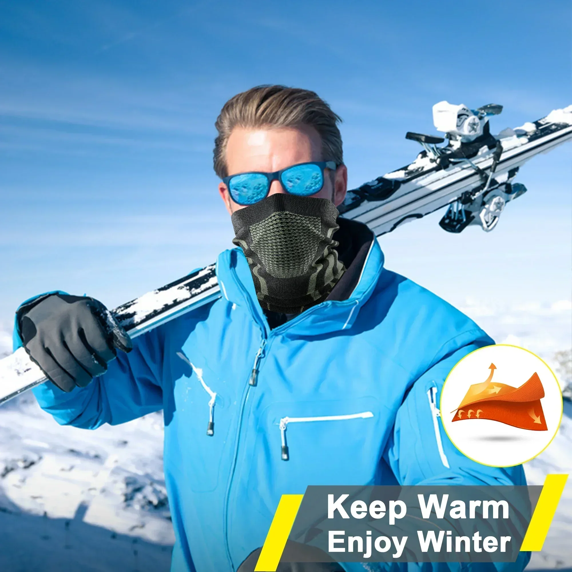 Winter Ring Tube Soft Bandana  - Neck Gaiter Face Cover 리뷰 및 가격